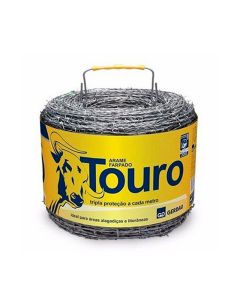 Arame Farpado Touro 250m Fio 16