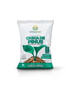 Casca De Pinus Polída Pequena 1kg