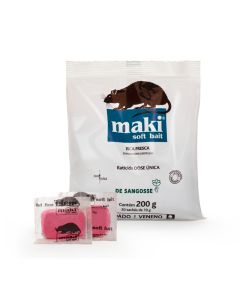 Raticida Maki Soft Bait 200g